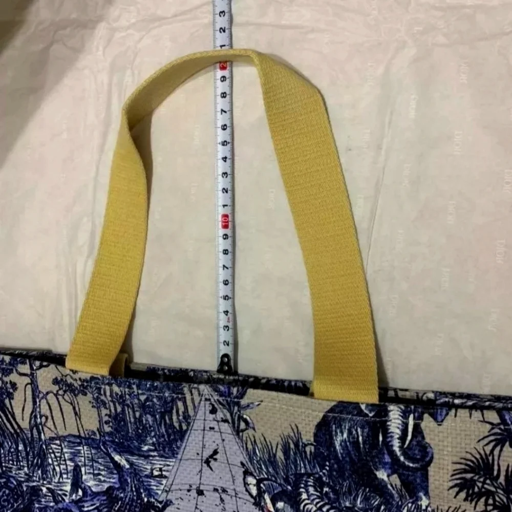 Christian Dior Book Tote Bag Toile De Jouy Lucky Star Women's Multicolor